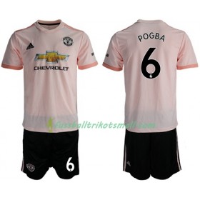Fußballtrikots Manchester United Pogba 6 Kinder 2018-2019 Kurzarm Auswärts-trikot kaufen